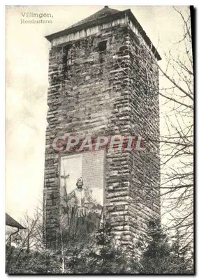 Villingen, Romäusturm — torre romana em pedra — editor Th. Thibierge, n° 83517