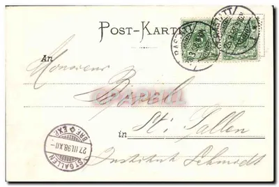 Kaiserslautern — A Kaiserstraße — editor Kühn, n° 219 — Verso