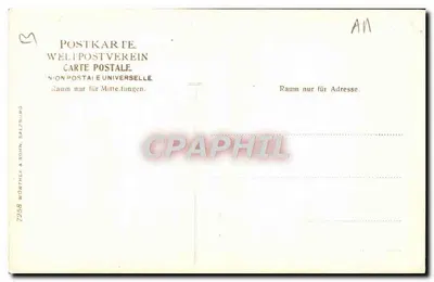 München, Inneres der Frauenkirche — Wörthle & Sohn, Salzburg, n° 7258 — Verso