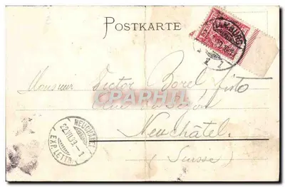 Hambourg — vue du port avec bateau à passagers — éditeur : Verlag, Otto Jansen, Hambourg — Verso