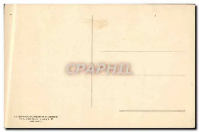 Venezia - Chiesa di S. Marco — gravure de P. Meny, éditée par l'Él. Tip. Roberto Hoesch, Milan — Verso