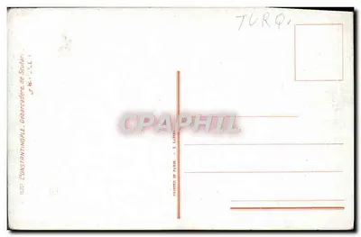 Constantinople — Soutan Pier — Printed in Paris — Back