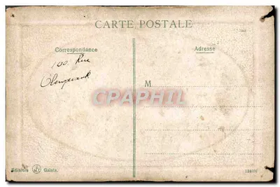 Turquesse Moderne — Turkish lady of newest time — éditeur M.F. Galata — Verso
