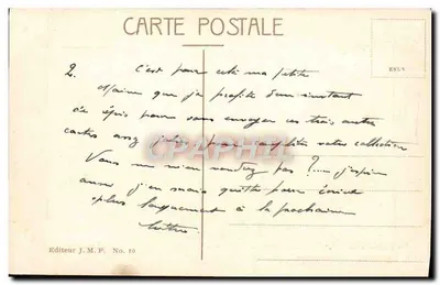 Zamek Europy i Candilli — widok panoramiczny — wydawca J.M.F. Nr 10 — Rewers