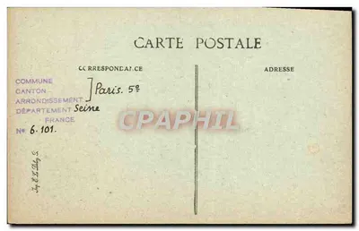 Rue Saint-Julien-le-Pauvre — Hôtel de Laffémâs, antigo governador do Petit Châtelet e oficial civil sob o ministério de Richelieu — Paris d'autrefois — Verso