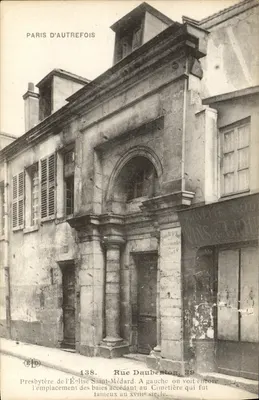Paris d'autrefois — Presbytère da Igreja Saint-Médard, Rue Daubenton, 39 — Éditeur E. Le Duing, n° 138