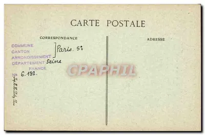 Rua Saint-Jacques, 284 — Entrada do antigo Carmel — Mlle de La Vallière passou as trinta e seis últimas anos de sua existência — PARIS D'AUTREFOIS — Verso