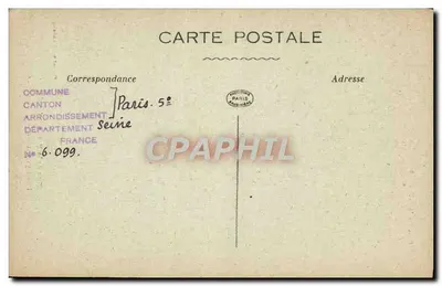Rue de la Parcheminerie, 29 — Hotel particular bajo Luis XV — Colección Maussing — Reverso