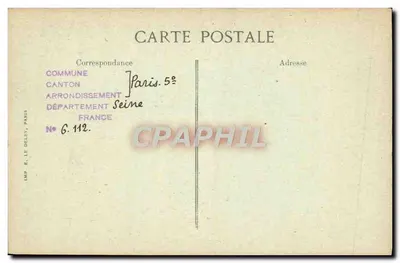 Rue Galande, 29 — Molto curiose case a tetto spiovente del XVII secolo — LE DELEY, Imp. Collection L. G. — Verso