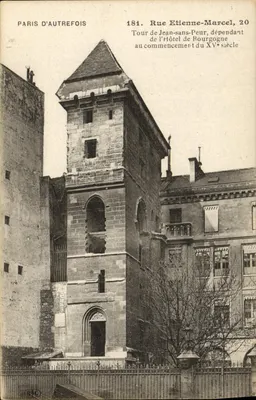 Torre de Jean-sans-Peur — Rue Étienne-Marcel, Paris — Editor J. & H. Dufay, Paris, n° 181