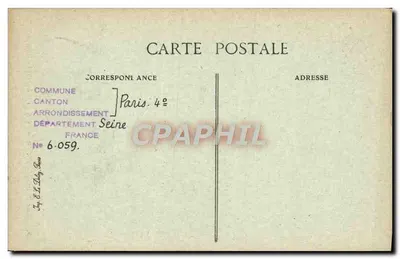 Calle Saint-Merri, 12 — Hotel del Presidente Le Rebours (1684) — París de Antaño — Reverso