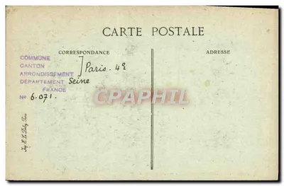 Rue de Turenne, 67 — Carnicería de estilo Imperio, única de su tipo — Paris d'Autrefois, n°148 — Reverso