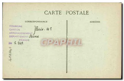 Rue Cassini, 4 — Calfe-rue, on plintôt cette dernière maison du xviie siècle. Le no 2 de la rue fut habité par Jean-Dominique Cassini, organisateur de l'Observatoire (1625-1712). — Verso