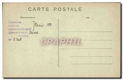 Parijs - Vieux-Montmartre — Traptocht van Passage des Abbesses — J. H. — Achterkant