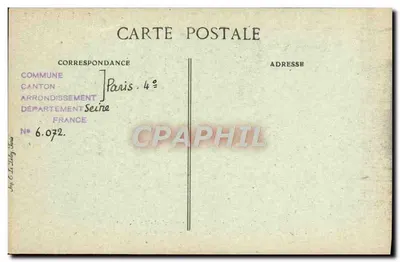 Lucarny w Hôtel de La Vieuville — Rue des Lions-Saint-Paul, 19 — Paryż dawniej, Zbiór L. G. — Rewers