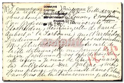 Velho Paris — Igreja e Cemitério dos Inocentes — ND — Verso