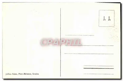 Chamonix — Aiguille du Dru i Kolej Montenvers — J.J. n°8554 — Rewers