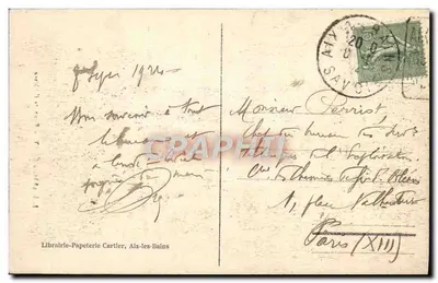 Cusy - Ponte da Abime — J. J. 2835 — Verso