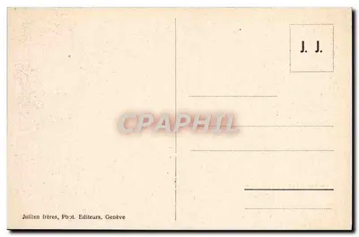 Chamonix i Mont-Blanc — widok panoramiczny — J.J. 7716 — Rewers