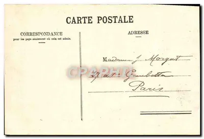 Glacier des Bossons — Chamonix — Jullien bracia, Fot. Wydawca, Genewa, n° J.J. 1092 — Rewers