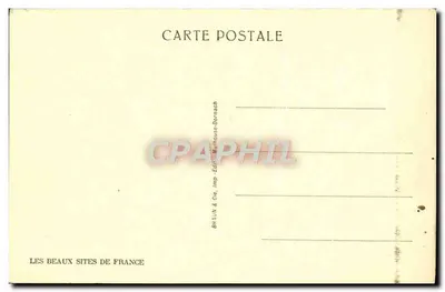 Mieussy — A Ponta d'Archet e o Mont-Blanco — Edição Les Beaux Sites de France — Verso