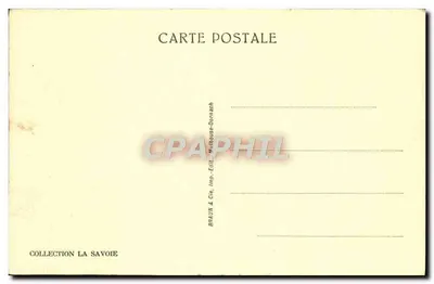 St-Jeoire — Um velho celeiro savoês — Coleção La Savoie, n° 13482 — Verso
