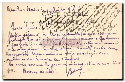 Haute-Côme e sua Abadia — A Sabóia — Edit. N. Armand, Aix-les-Bains — n° 617 — Verso