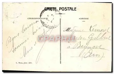 Aix-les-Bains (Savoie) — Vista Geral — L. Brun, fot. edit. — Verso