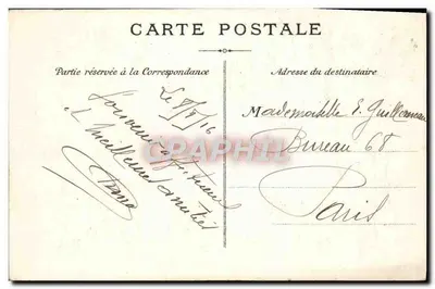 ÉVIAN-LES-BAINS — Obraz Besnrda na Burvette Cachat — Kolekcja źródła Cachat, nr 81 — Rewers