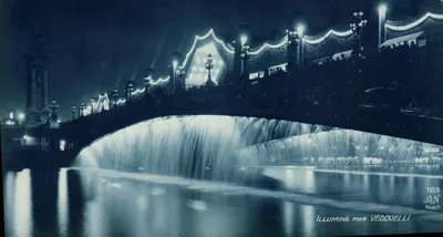 Most Alexandre-III — oświetlony na cele świąteczne — J.A.N. Paris n°183