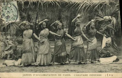 Caravane indienne — Ogrody Aklimatyzacyjne w Paryżu — 1906