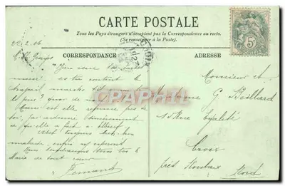 Paris — L'Avenue du Bois de Boulogne — Retour des Courses — LL. — n° 470 — Achterkant