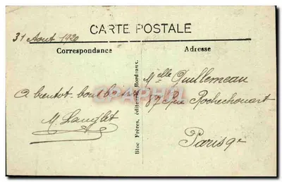Fary Coubre — BR — 1904 — Bloc Frères, Bordeaux — Rewers