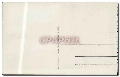 Ault-Onival — Ścieżka Douanierów — wydawca A. Lignier, Ault — Rewers