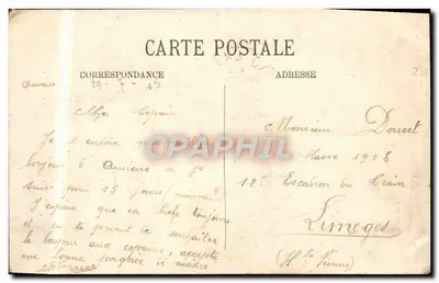 Amiens — La Cour d'Appel e la Cattedrale — LL. — Verso