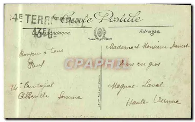 Abbeville — La Somme i Most Talence — LL. nr 130 — Rewers