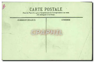 Bilhete postal antigo Laon A Porta Chenizelle — Verso