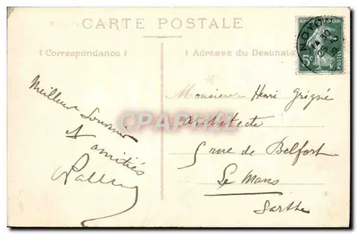 Noyon — Rue d'Amiens — Delbecq Luce — Rewers