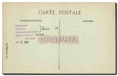 Rue du Faubourg-Saint-Antoine, 225 — La Petite Halle, antiga carniceria construída pelas religiosas da abadia real — Paris d'autrefois, colaboração documental de Maussang — Verso