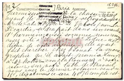 Ancien Paris — La Barrière de l'Étoile à la fin du Consulat — ND — Rewers