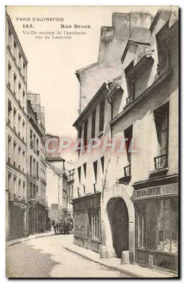 Paris d'outro tempo — Rue Broca, velha casa da antiga rue de Lourcine — Imp. E. Ar Deley, Paris