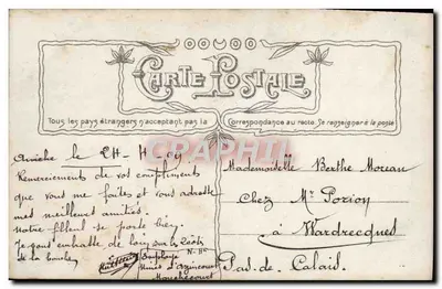 Mulher com cesto de flores — 'Mille baisers' — Snagrad, n°3586 — Verso