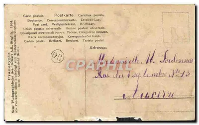 Portrait d'une jeune femme — éditeur Franzotypie des-Ilisch A.G. Stettin, n° 321 — Rewers