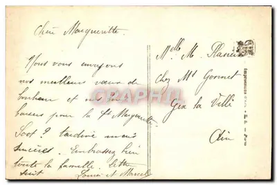 A Toalete de Vênus — D. Maillet — Editora: D. Maillet, Paris — Verso