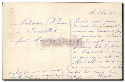 Bukiet kwiatów — Szczęśliwego Dnia — B.M. PARIS, n° 304 — Rewers