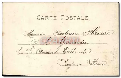 Estátua de Caritas — Museu do Luxemburgo — editor Saint-Calais — Verso
