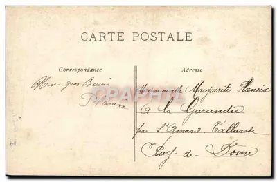 Femme à la pipe — portrait d'artiste — H.C.W. (H. C. W.) — Verso