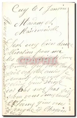 Flores e paisagem — Boa Festa 1923 — Alpha, Série N° 115 — Verso