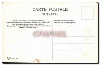 Lorraine — femme en costume traditionnel avec panier — H. Chatain, série V — Verso