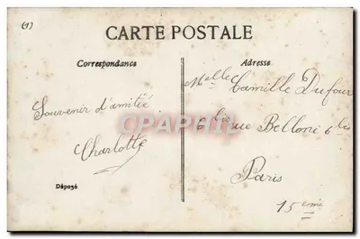 Hamlet — scena teatralna — Walery, Paryż, n°4398 — Rewers